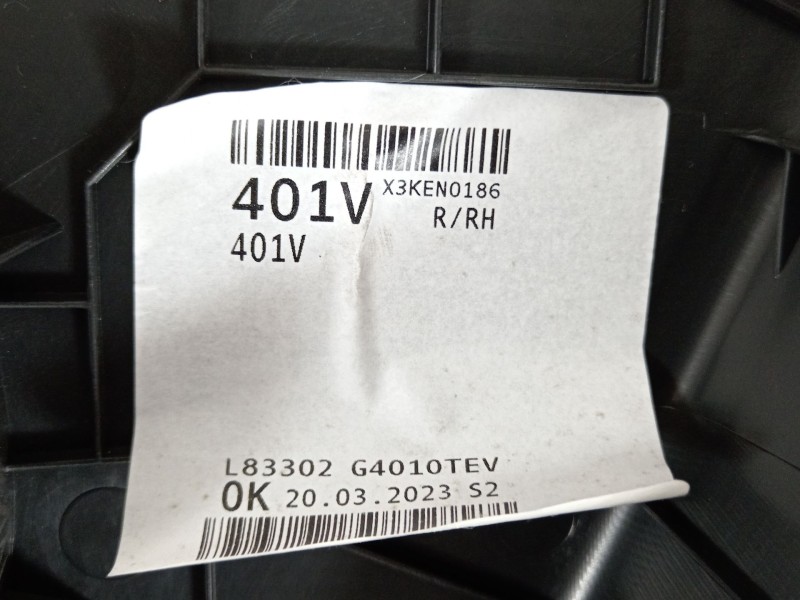 Recambio de guarnecido puerta trasera derecha para hyundai i30 (pde, pd, pden) 1.5 referencia OEM IAM 83302G4010  