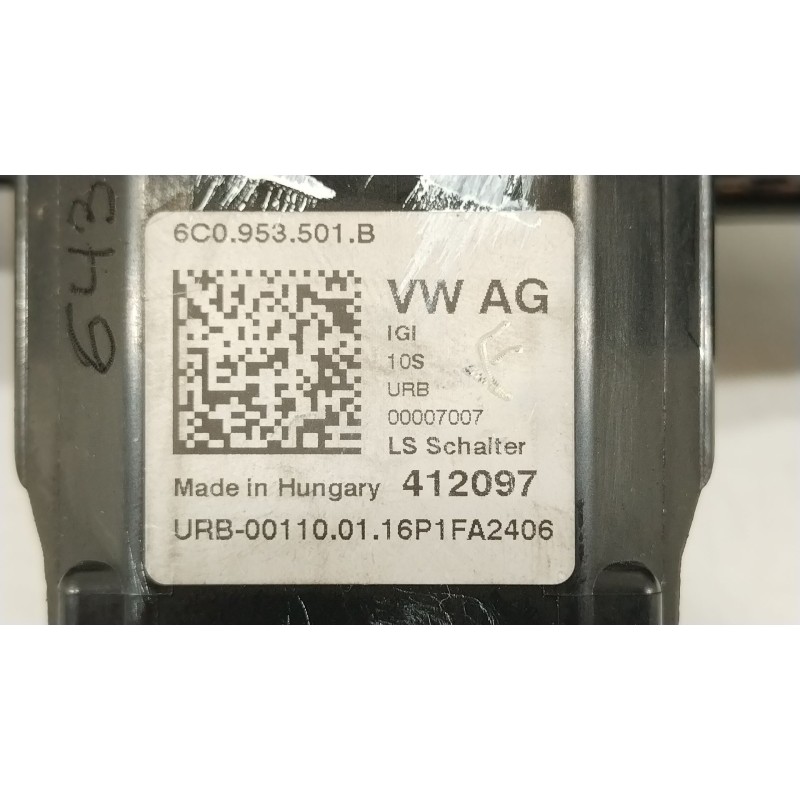 Recambio de mando intermitentes para seat ibiza iv sc (6j1, 6p5) 1.4 tdi referencia OEM IAM 6C0953501B 6C0953513B 