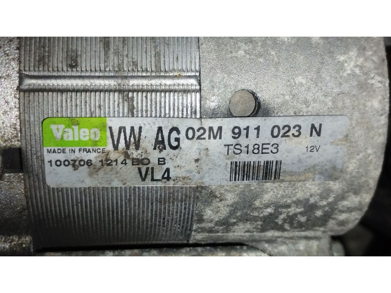 Recambio de motor arranque para audi a3 (8p1) 2.0 tdi 16v referencia OEM IAM 02M911023N TS18E3 
