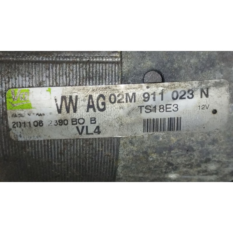 Recambio de motor arranque para volkswagen passat b6 (3c2) 2.0 tdi 16v referencia OEM IAM 02M911023N TS18E3 