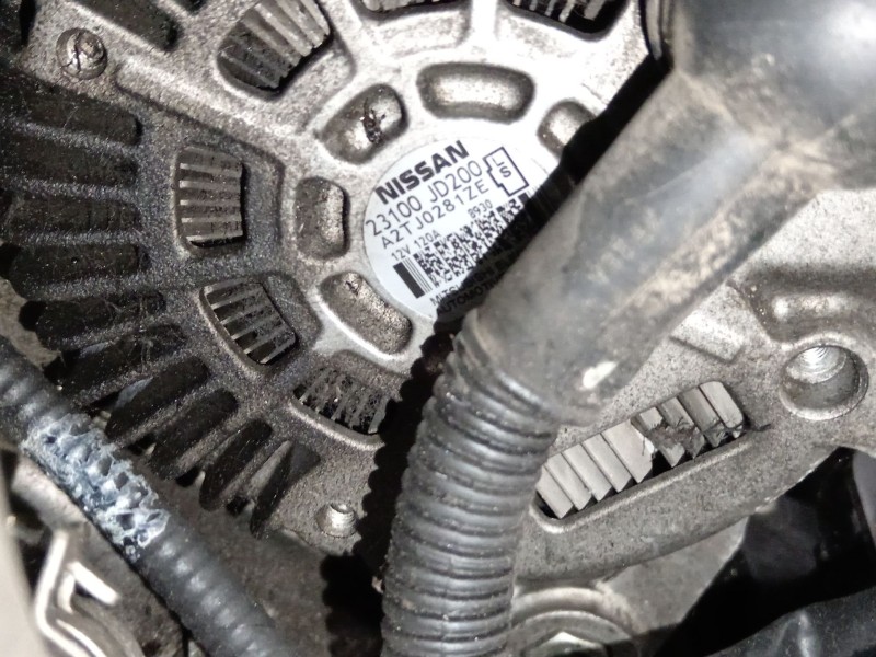 Recambio de alternador para nissan qashqai i (j10, nj10) 2.0 referencia OEM IAM 23100JD200 A2TJ0281ZE 