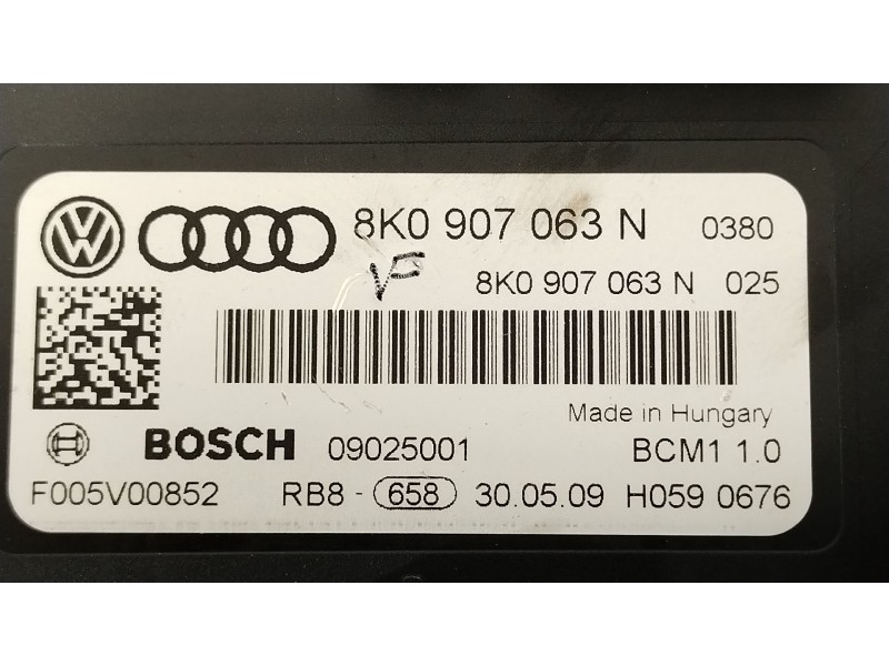 Recambio de modulo electronico para audi a4 b8 avant (8k5) 2.0 tdi referencia OEM IAM 8K0907063N F005V00852 