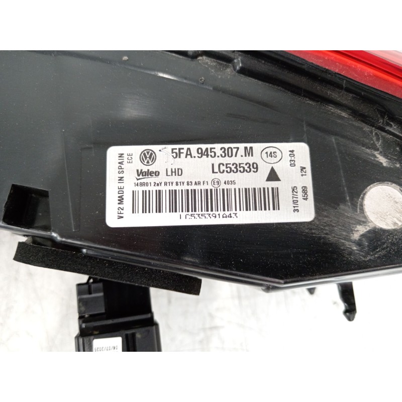 Recambio de piloto trasero central para cupra leon (kl1, ku1, kug) 2.0 tsi referencia OEM IAM 5FA945307M LC53539 