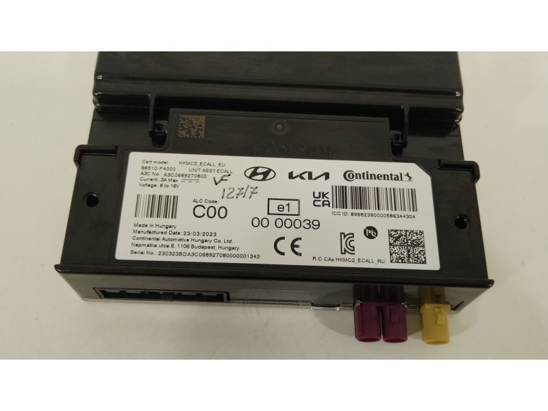 Recambio de modulo electronico para kia sorento () referencia OEM IAM 96510P4000  