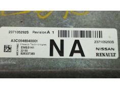Recambio de centralita motor uce para dacia sandero iii 1.0 sce 65 referencia OEM IAM 237105292S 237105293S A3C0548540001 2