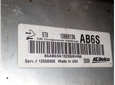 Recambio de centralita motor uce para opel zafira tourer c (p12) 1.4 (75) referencia OEM IAM 12669136 12668866  2