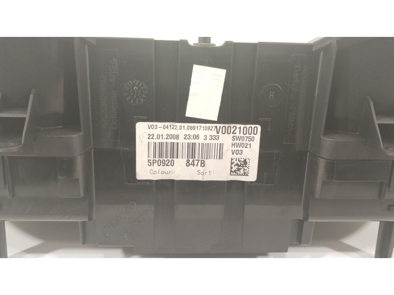 Recambio de cuadro instrumentos para seat altea (5p1) 2.0 tdi 16v referencia OEM IAM 5P0920847B  