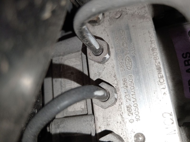 Recambio de abs para hyundai i30 (fd) 1.6 crdi referencia OEM IAM 0265231956 589202L300 