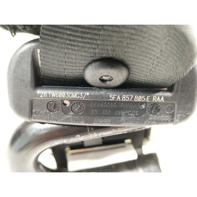 Recambio de cinturon seguridad trasero izquierdo para cupra leon (kl1, ku1, kug) 2.0 tsi referencia OEM IAM 5FA857805E  