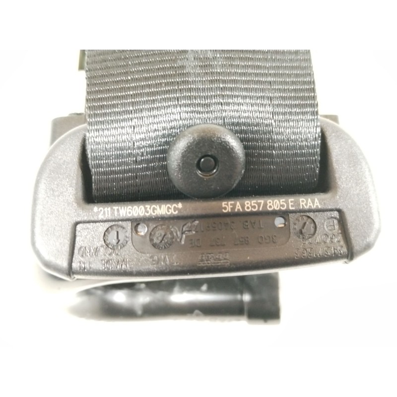 Recambio de cinturon seguridad trasero derecho para cupra leon (kl1, ku1, kug) 2.0 tsi referencia OEM IAM 5FA857805E  