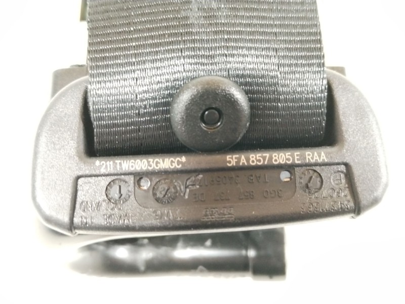 Recambio de cinturon seguridad trasero derecho para cupra leon (kl1, ku1, kug) 2.0 tsi referencia OEM IAM 5FA857805E  