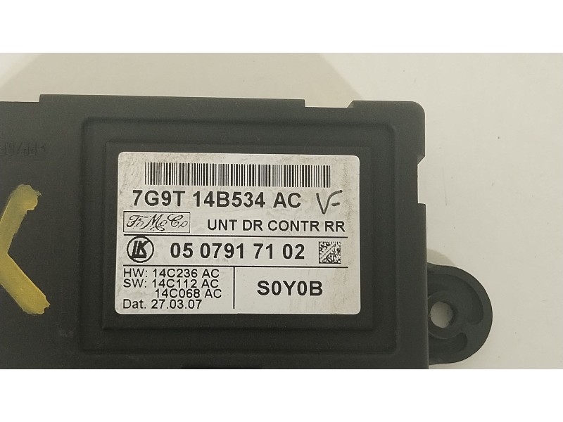 Recambio de modulo electronico para ford mondeo iv (ba7) 2.0 referencia OEM IAM 7G9T14B534AC  