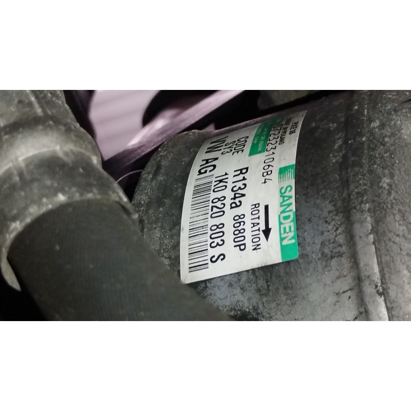Recambio de compresor aire acondicionado para volkswagen passat b6 (3c2) 2.0 tdi 16v referencia OEM IAM 1K0820803S  