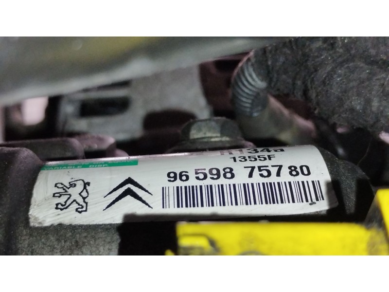 Recambio de compresor aire acondicionado para peugeot 207/207+ (wa_, wc_) 1.4 16v referencia OEM IAM 9659875780  