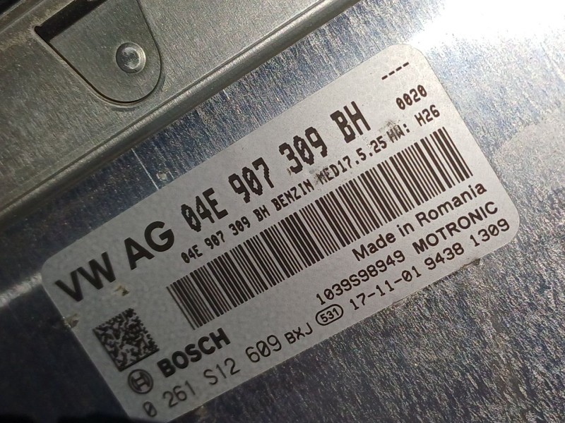 Recambio de centralita motor uce para seat leon (5f1) 1.4 tsi referencia OEM IAM 04E907309BH  