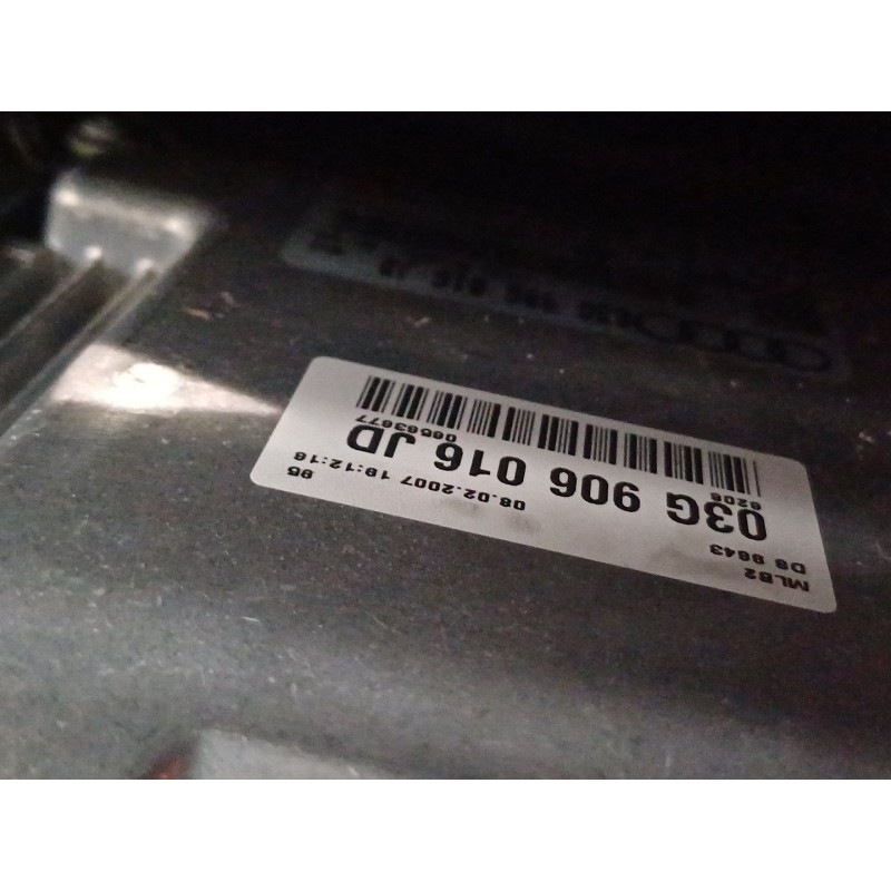 Recambio de centralita motor uce para audi a4 b7 (8ec) 2.0 tdi 16v referencia OEM IAM 03G906016JD  