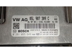 Recambio de centralita motor uce para skoda octavia iv combi (nx5, pv5) 2.0 tdi referencia OEM IAM 05L907309C 0281035649  2