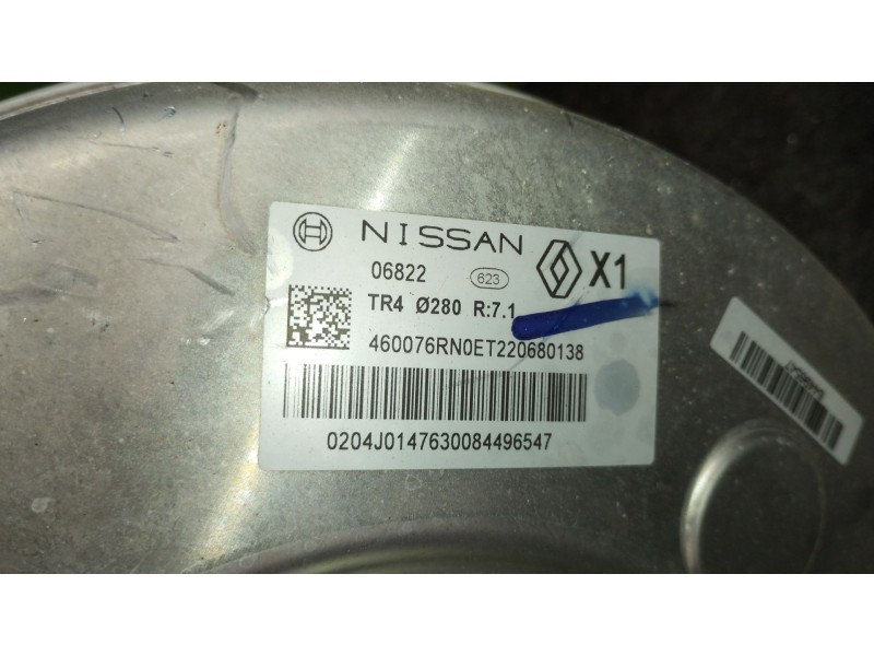 Recambio de servofreno para nissan qashqai iii (j12) 1.3 dig-t referencia OEM IAM 460076RN0E 0204J014763 