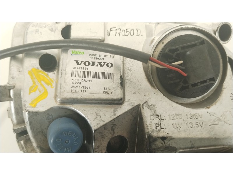 Recambio de piloto delantero derecho para volvo xc60 i suv (156) d4 referencia OEM IAM 31420394 89250221 