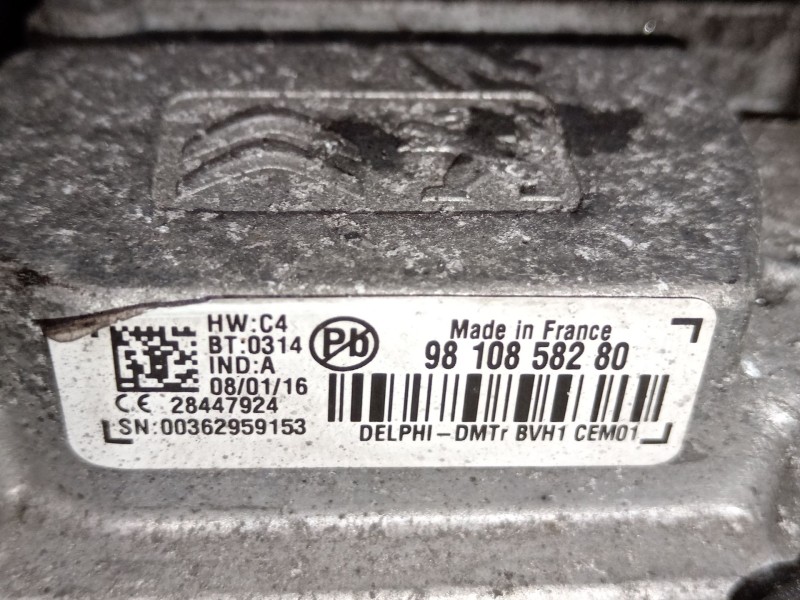 Recambio de modulo electronico para peugeot 2008 i (cu_) 1.6 bluehdi 120 referencia OEM IAM 9810858280 28447924 