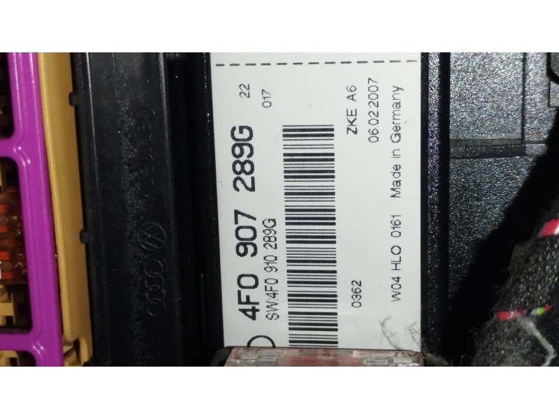 Recambio de modulo electronico para audi s6 berlina 4f2 referencia OEM IAM 4F0907289G  