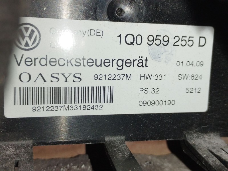 Recambio de modulo electronico para volkswagen eos (1f7, 1f8) 2.0 tdi 16v referencia OEM IAM 1Q0959255D  