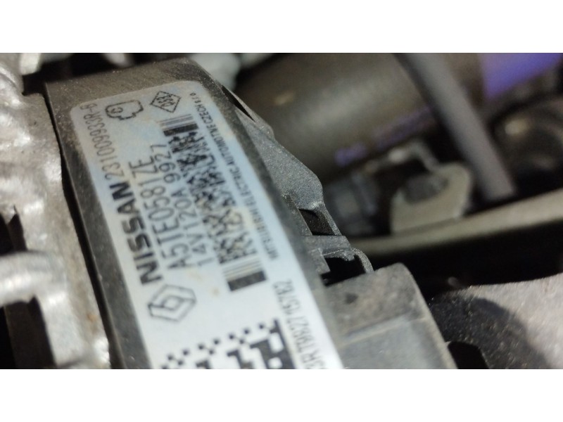 Recambio de alternador para renault clio v (b7_) 1.3 tce 130 (b7mf) referencia OEM IAM 231009933R A5TE0581ZE 