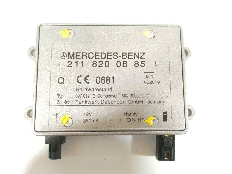 Recambio de modulo electronico para mercedes-benz clase cls (w219) 350 cgi (219.357) referencia OEM IAM 2118200885  
