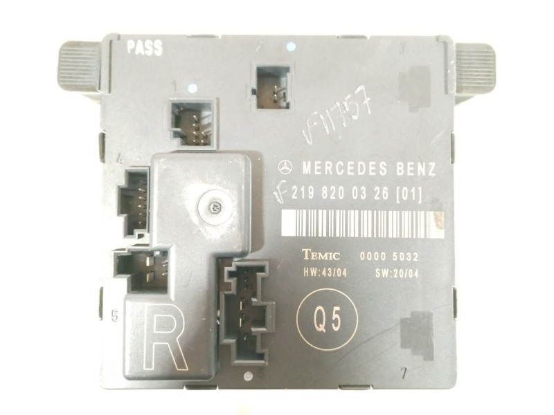 Recambio de modulo electronico para mercedes-benz clase cls (w219) 350 cgi (219.357) referencia OEM IAM 2198200326 00005032 