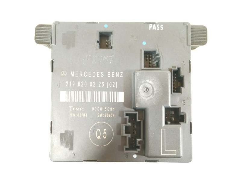 Recambio de modulo electronico para mercedes-benz clase cls (w219) 350 cgi (219.357) referencia OEM IAM 2198200226 00005031 