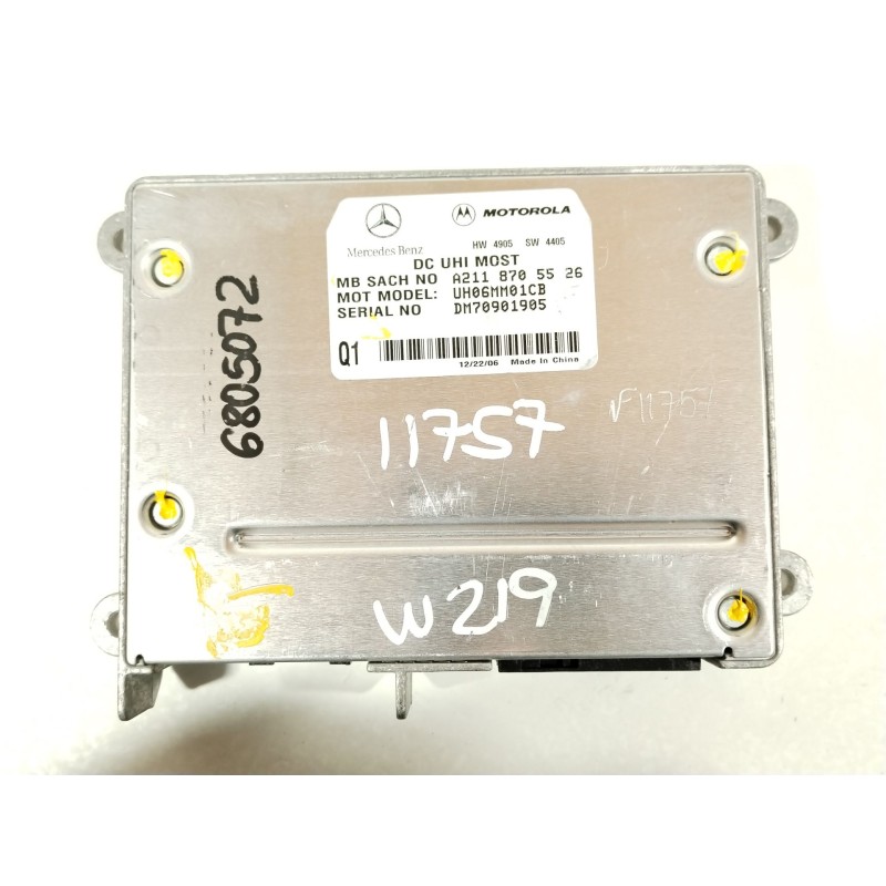 Recambio de modulo electronico para mercedes-benz clase cls (w219) 350 cgi (219.357) referencia OEM IAM A2118705526 UH06MM01CB 