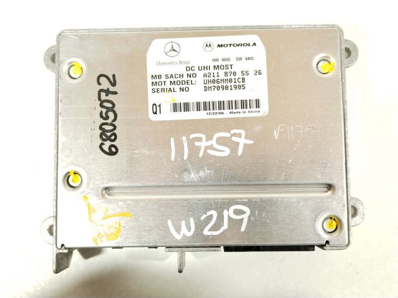 Recambio de modulo electronico para mercedes-benz clase cls (w219) 350 cgi (219.357) referencia OEM IAM A2118705526 UH06MM01CB 