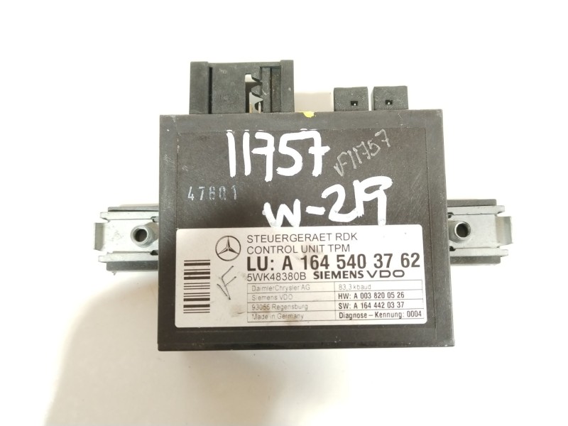 Recambio de modulo electronico para mercedes-benz clase cls (w219) 350 cgi (219.357) referencia OEM IAM A1645403762 5WK48380B 
