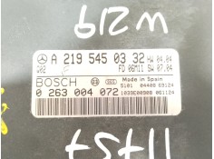 Recambio de modulo electronico para mercedes-benz clase cls (w219) 350 cgi (219.357) referencia OEM IAM A2195450332 0263004072  2
