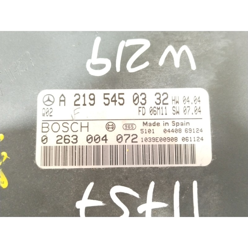 Recambio de modulo electronico para mercedes-benz clase cls (w219) 350 cgi (219.357) referencia OEM IAM A2195450332 0263004072 