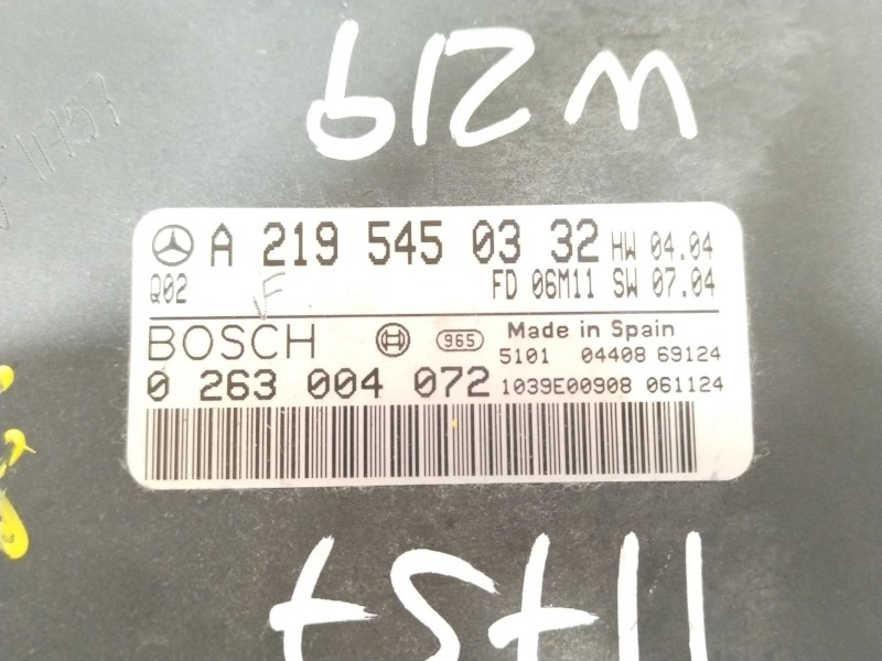 Recambio de modulo electronico para mercedes-benz clase cls (w219) 350 cgi (219.357) referencia OEM IAM A2195450332 0263004072 