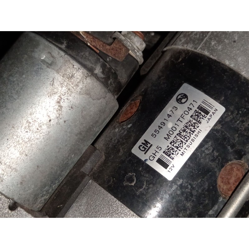 Recambio de motor arranque para opel astra k (b16) 1.6 cdti (68) referencia OEM IAM 55491473 M001TF0471 
