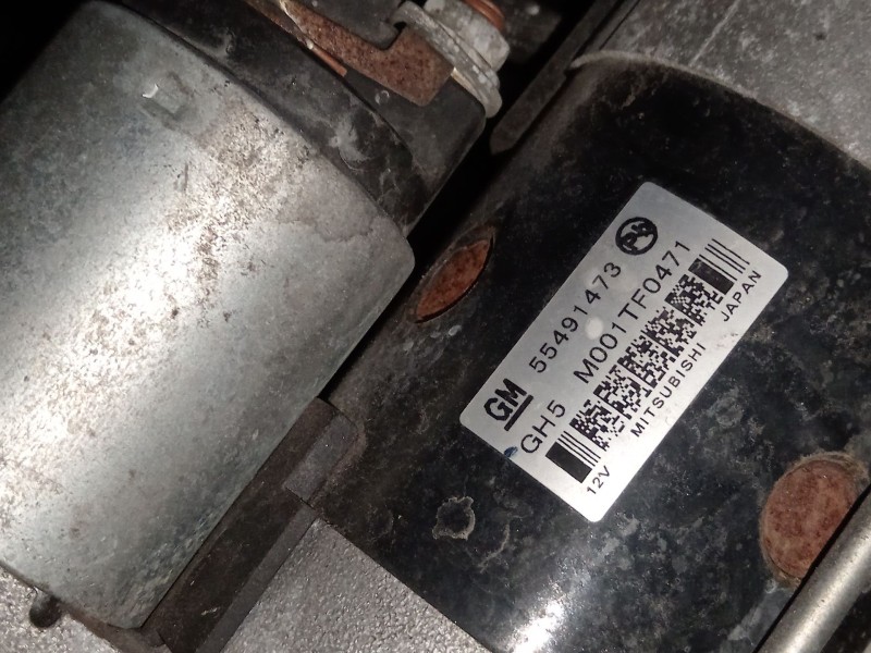 Recambio de motor arranque para opel astra k (b16) 1.6 cdti (68) referencia OEM IAM 55491473 M001TF0471 