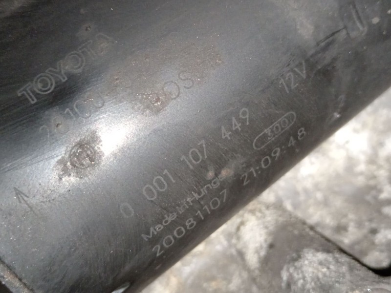 Recambio de motor arranque para toyota auris (_e15_) 1.6 (zre151_) referencia OEM IAM 2810001030 0001107449 