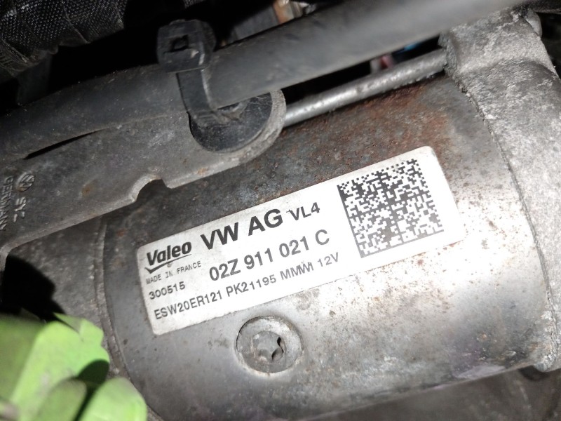 Recambio de motor arranque para seat ibiza iv (6j5, 6p1) 1.4 tdi referencia OEM IAM 02Z911021C  