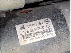 Recambio de motor arranque para opel insignia a sedán (g09) 1.6 cdti (69) referencia OEM IAM 55491789 M001TF0073ZE  2