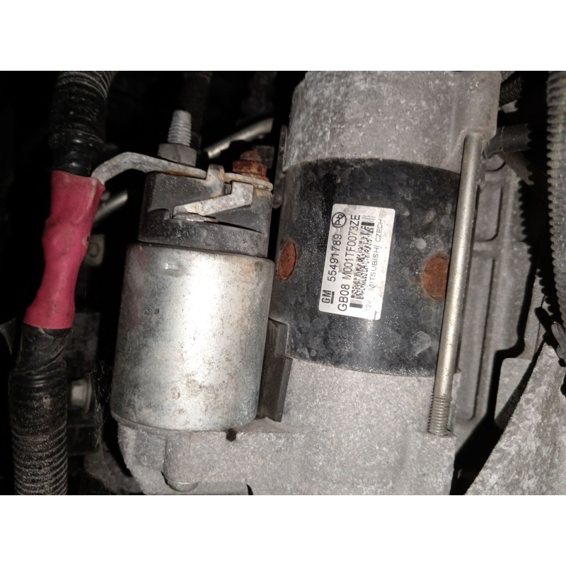 Recambio de motor arranque para opel zafira tourer c (p12) 1.6 cdti (75) referencia OEM IAM 55491789  