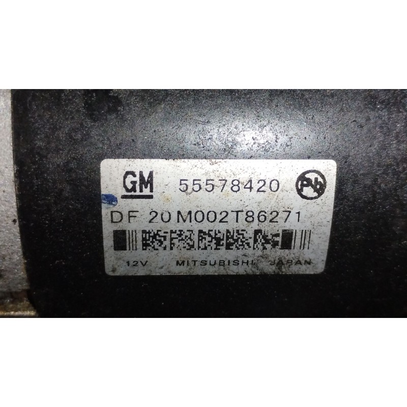 Recambio de motor arranque para opel astra j sedán 1.7 cdti (69) referencia OEM IAM 55578420 M002T86271 