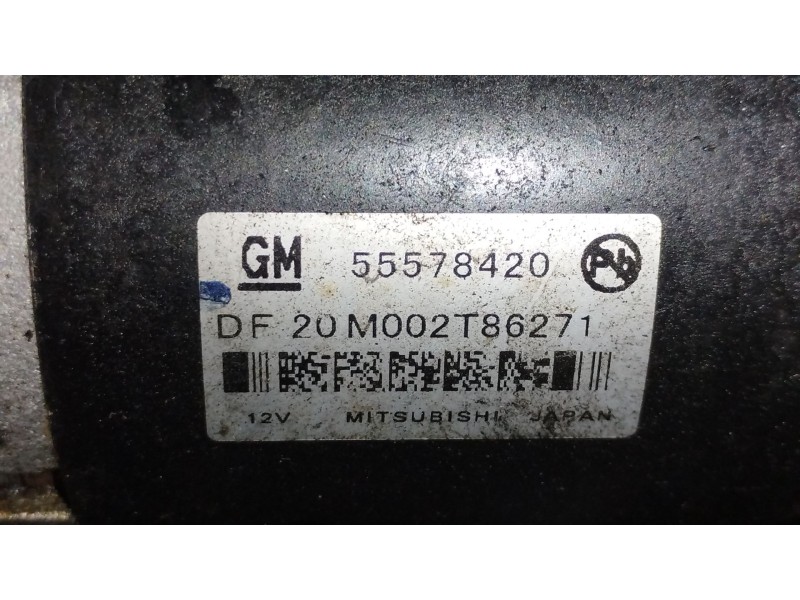 Recambio de motor arranque para opel astra j sedán 1.7 cdti (69) referencia OEM IAM 55578420 M002T86271 