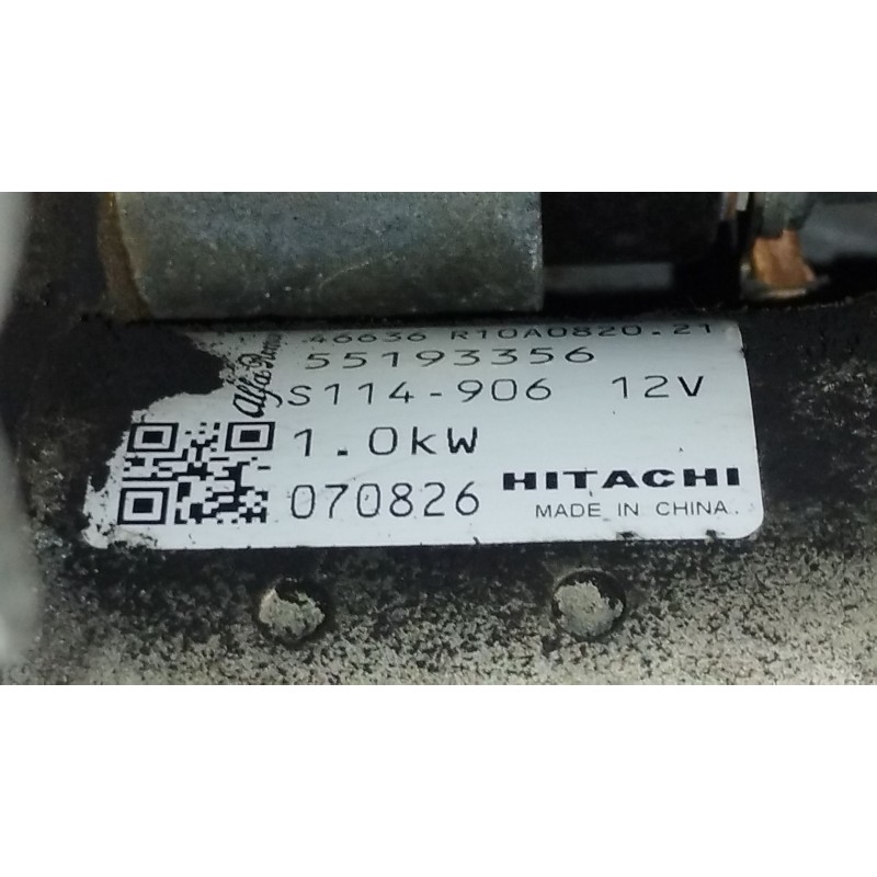 Recambio de motor arranque para fiat bravo ii (198_) 1.4 t-jet (198axg1b) referencia OEM IAM 55193356  