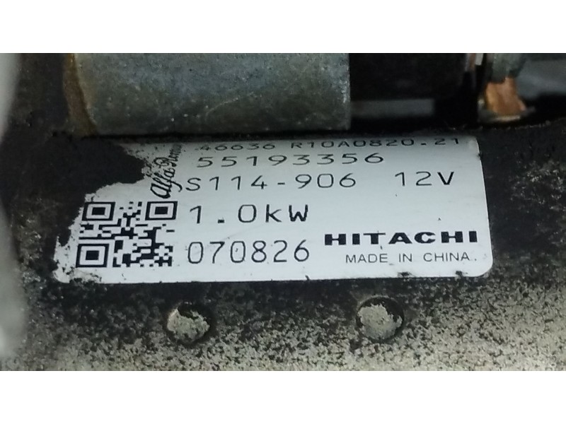 Recambio de motor arranque para fiat bravo ii (198_) 1.4 t-jet (198axg1b) referencia OEM IAM 55193356  