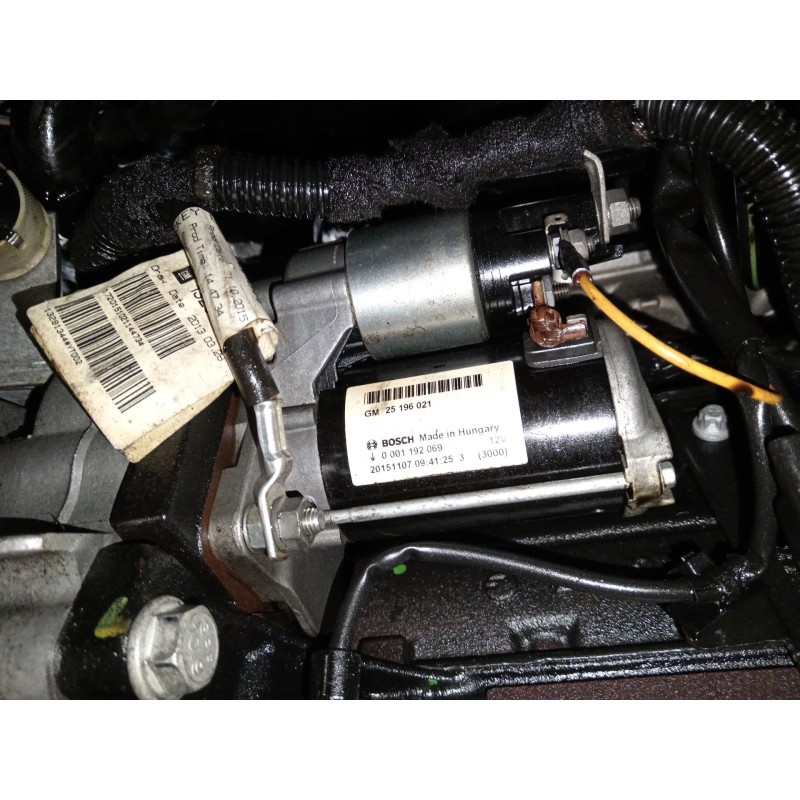 Recambio de motor arranque para opel zafira tourer c (p12) 1.4 (75) referencia OEM IAM 25196021 0001192069 