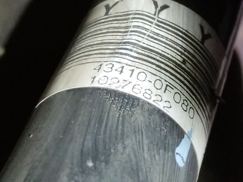 Recambio de transmision delantera derecha para toyota verso (_r2_) 1.6 d4-d (war20_) referencia OEM IAM 434100F080  