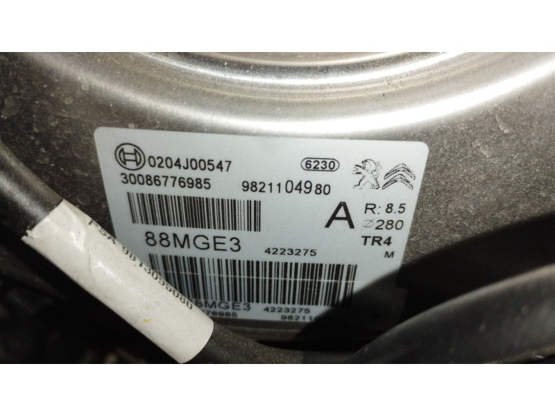 Recambio de servofreno para peugeot rifter 1.5 bluehdi 100 referencia OEM IAM 9821104980 0204J00547 