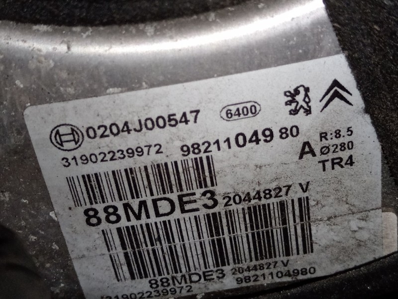 Recambio de servofreno para citroën berlingo (er_, ec_) 1.5 bluehdi 100 referencia OEM IAM 9821104980 31902239972 0204J00547